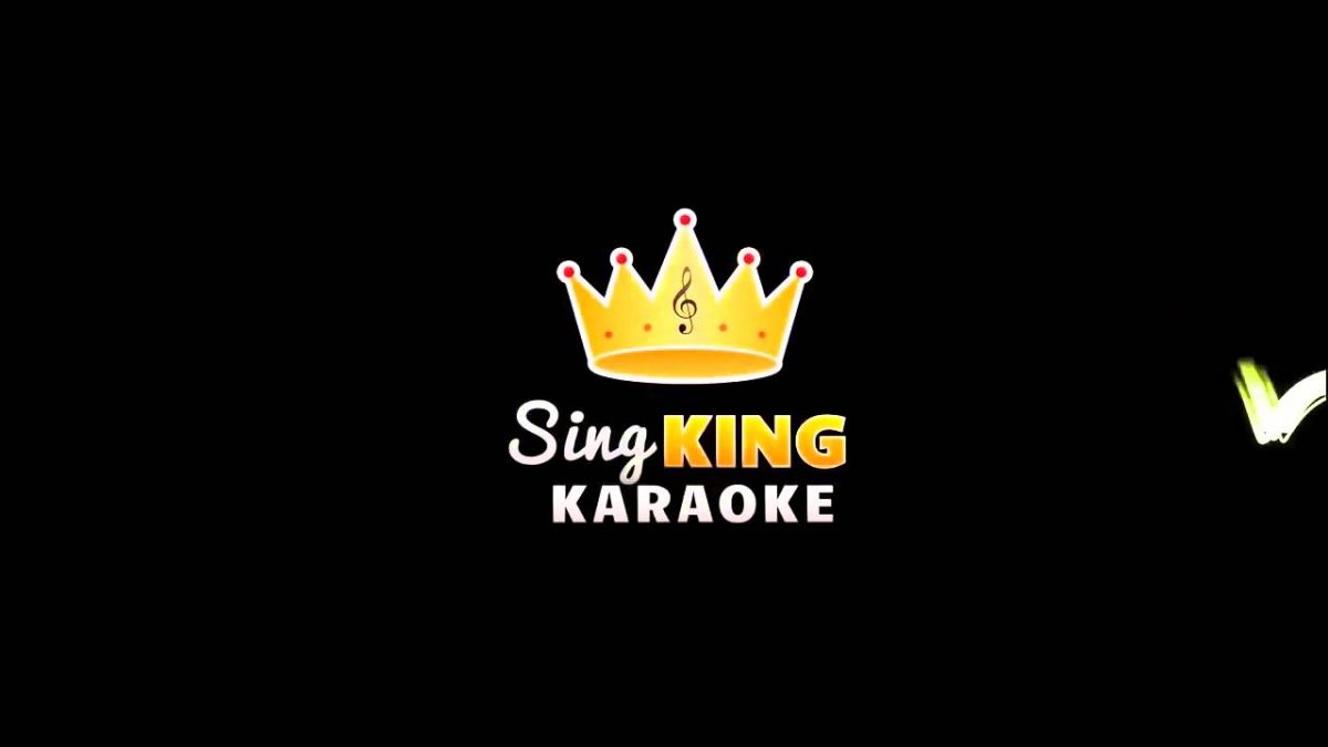 Original Sing King logo with crown on black background